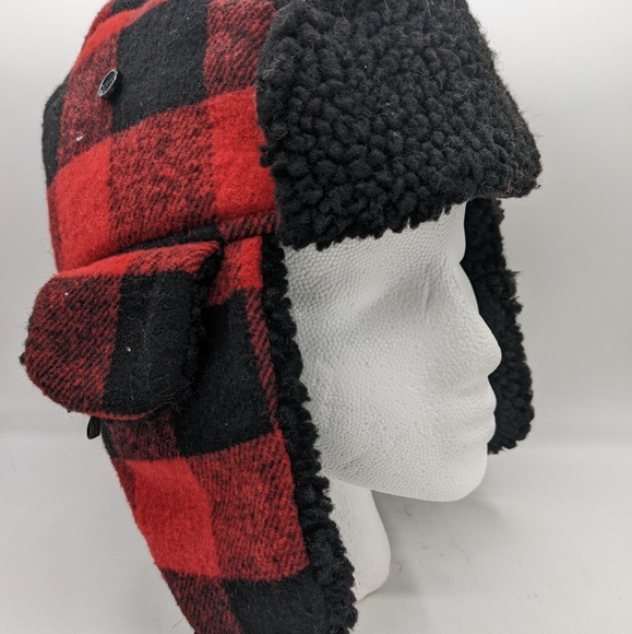 NEW NWOT Christmas Vacation Eddie WARM WINTER Hat Ear Flaps Red TACKY PARTY - Picture 8 of 8